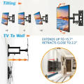 Full Motion TV Stand Wall Mount 19-55 Inch