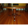 Antique tilt-top dining table