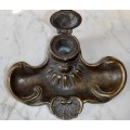 Art Nouveau bronze inkstand