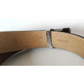 Louis Vuitton initiales black men's leather belt, 001173