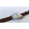 Russian vintage Men's wrist watch Slava - 21 jewels, date, w