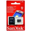 SanDisk - microSDHC Card with Adapter - 32GB