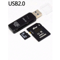 1 pc USB 2.0 SD SD Card Reader , Micro-sd Card To USB Adapter FoCamera Memory Card Readers , Card Re