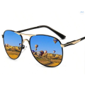 1pc Unisex Gold Tone Pilot & Astronaut Polarized Sunglasses, Classic Fashionable Eyewear For Driving