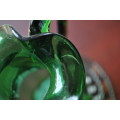 Embossed Glass Decanter.