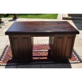 6 Drawer Partridge Wood Desk.  --  Collections Only!!!!