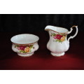 Royal Albert "Old Country Roses" Milk Jug & Sugar Bowl (Tea)
