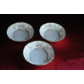 Royal Albert "Victoriana Rose" 3 x Dessert Bowls.