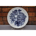 Rosenthal Bjorn Wiinblad Studio Line Abstract Bird Blue & White Charger/Wall Plaque
