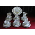 Royal Albert "Silver Birch" 21 Piece Tea Set  --  Collection or Courier Please!