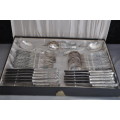 Soligen Schaso 100 Vintage Silver Plated Rostfrei 44 Piece Cutlery Set (Germany)