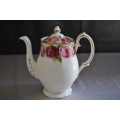 Royal Albert "Old English Rose" Coffee Pot