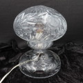 Rose-Cut Crystal Mushroom Lamp