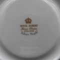 Royal Albert Silver Maple Soup Coup Saucers x 3