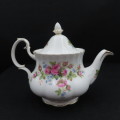 Royal Albert Moss Rose Tea Pot For Two.