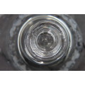 Stuart Crystal Etched Grape and Vine Tazza Comport.