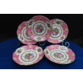 Royal Albert Lady Carlyle Saucers x 5.