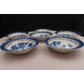 Booths Real Old Willow 6 x Dessert Bowls (A8025)