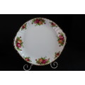 Royal Alber Old Country Roses Cake Plate