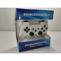 PS3 Double Shock PSIII Wireless Controller (White, as new)