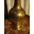 DM84Sale Beautiful Tall Brass Vase @@@ Crazy Low R1 Start