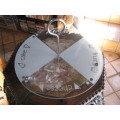 DM84Sale Glass and Metal Cheese Stand with Handle for Ease of Serving @@@ Crazy Low R1 Start