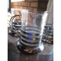 3x Glass Coffee Mugs with Metal Holders @@@ CRAAAZZY R1 START (DM84 SALE)