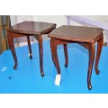 Pair of Aristo Craft Furniture Imbuia Side Tables