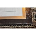 Black and Gold Gilt Frame with Non Reflective Glass (3 of 4 Seperate Listings)