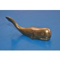 Solid Brass Whale