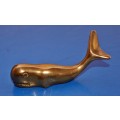 Solid Brass Whale