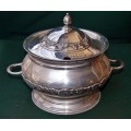 Silver Plated Soup Tureen with Lid