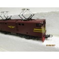 HO SCALE : LIMA SAR BROWN 5E ELECTRIC LOCO - LOT 858N