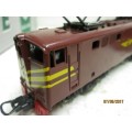 HO SCALE : LIMA SAR BROWN 5E ELECTRIC LOCO - LOT 858N