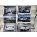 PORSCHE 911 GT3 RS4 POSTCARDS x6 PLUS WRAPPING PAPER (Reduced to clear)- LOT 64T