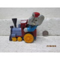 PLASTIC STEAM TRAIN WITH ELEPHANT DRIVER - LOT 939T