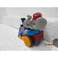 PLASTIC STEAM TRAIN WITH ELEPHANT DRIVER - LOT 939T