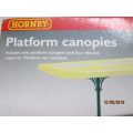 OO SCALE : HORNBY PLATFORM CANOPY x2 (BOXED) - LOT 183W