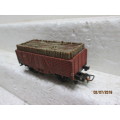HO SCALE MARKLIN OPEN GOODS WITH WOOD LOAD - LOT 656W