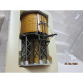 HO SCALE : WALTHERS LARGE WOOD WATER TANK (BOXED) - LOT 531z