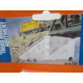 HO SCALE : WALTHERS DOUBLE TRACK TRUSS BRIDGE ABUTMENT - LOT 56AA