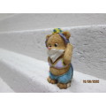 REDUCED TO CLEAR : LITTLE BEAR RESIN ORNAMENT