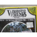 HO SCALE : WOODLAND SCENICS: X5 TREES - SOFT WOOD PINE - BOXED