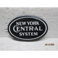 REDUCED TO CLEAR : HO SCALE : NEW YORK CENTRAL SYSTEM MAGNETIC BADGE