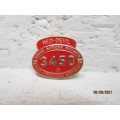SOUTH AFRICAN RAILWAY - MEMORABILIA BADGE - CLASS 26 - THE RED DEVIL