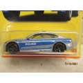 MATCH BOX : GERMANY :BMW M5 - POLICE - CARDED