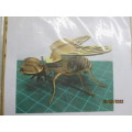 REDUCED TO CLEAR : 3D WOODEN INSECT PUZZLE : FLY