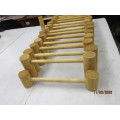 1:32 WOODEN SLOT CAR TRACK SUPPORTS - X14 PIECES