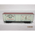 HO SCALE : ROUNDHOUSE : 36 FOOT OLD STLE VESSA WINE YARD BOX CAR - BOXED
