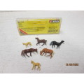 HO SCALE : NOCH : HORSES X6 - BOXED